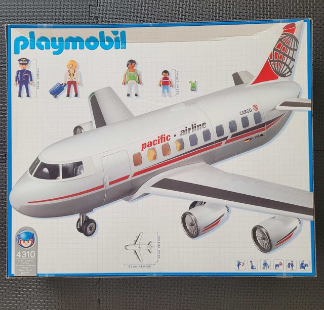 Vintage Playmobil 4310 Pacific Airline Jet, Factory Sealed, RARE - photo 3