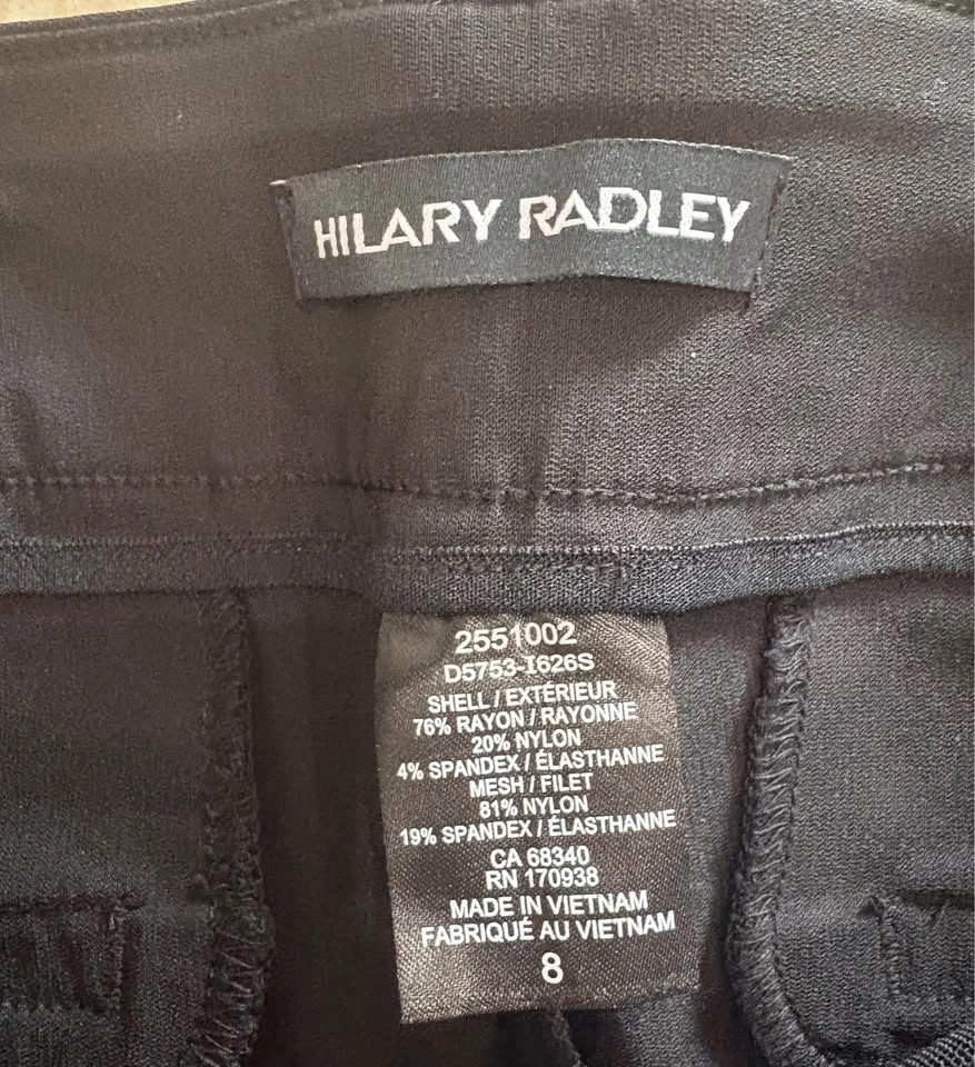 Sz 8 Hilary Radley blk shorts - photo 3