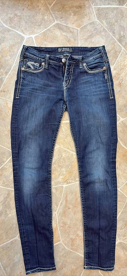 Silver Ladies jeans, 30 waist