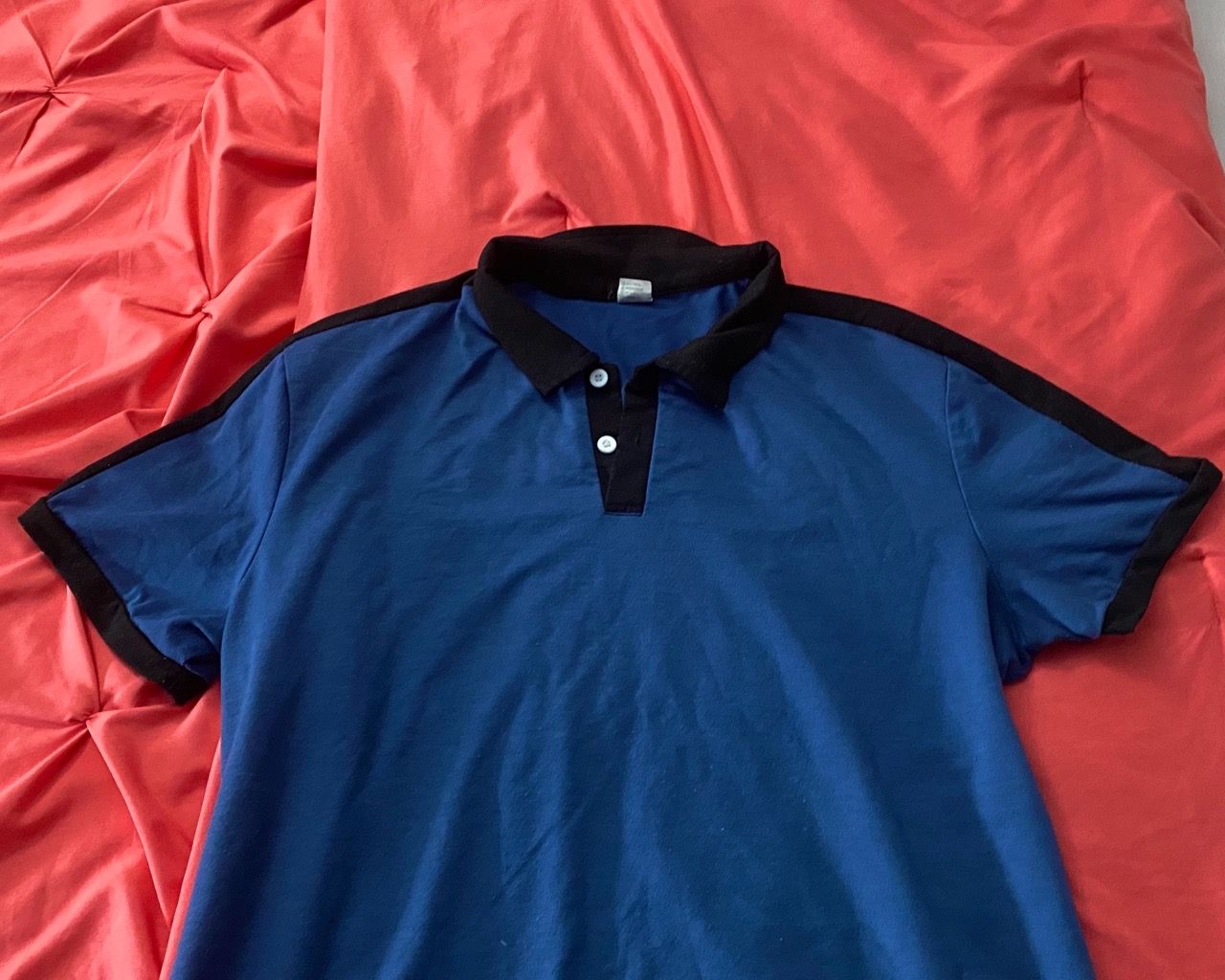 Navy Blue Polo Shirt (Large) - photo 2