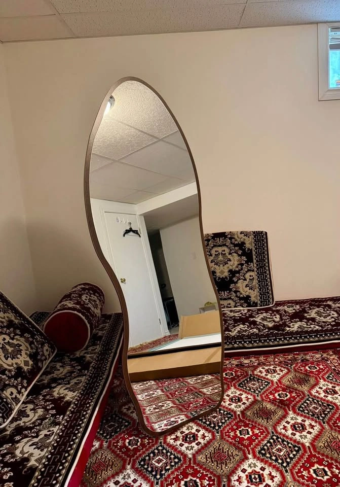 Full Length Wavy Mirror | Bedroom & Living Room Decor - photo 2
