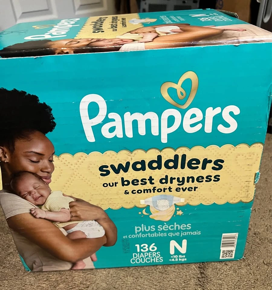 Pampers Swaddlers Diapers Size N 136 Count - photo 2