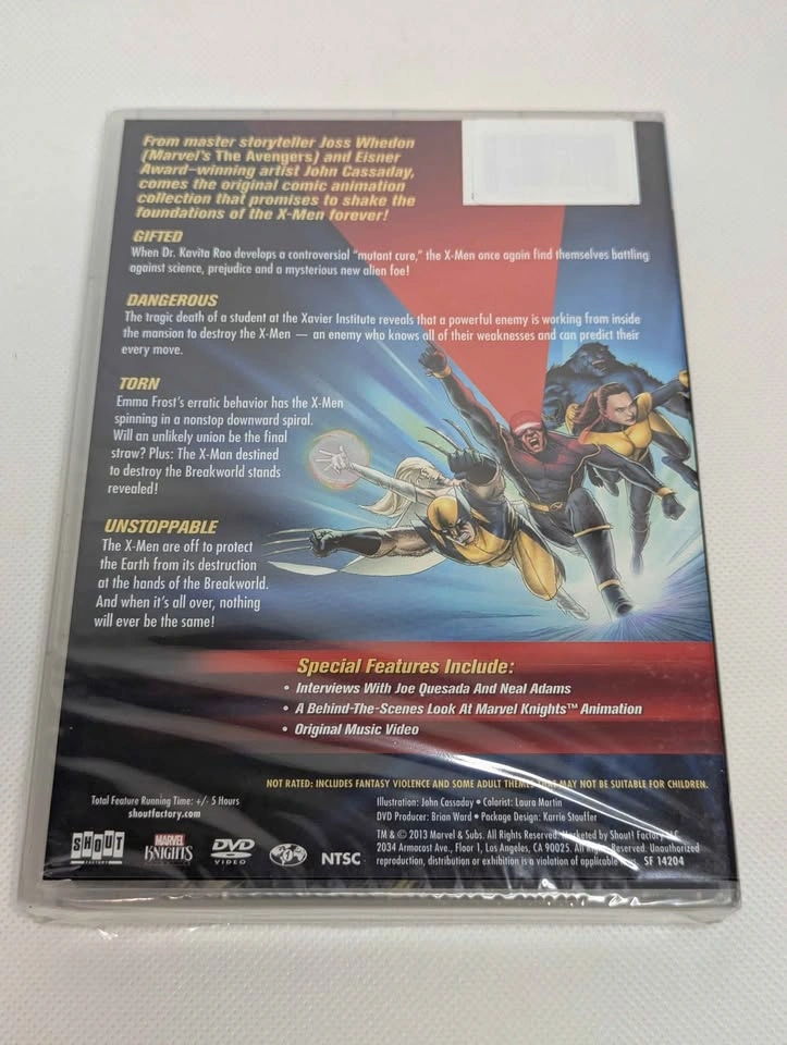 X-Men Four-Movie Collection DVD Sealed - photo 2