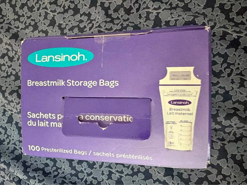 Unopened Lansinoh Breastmilk Storage Bags