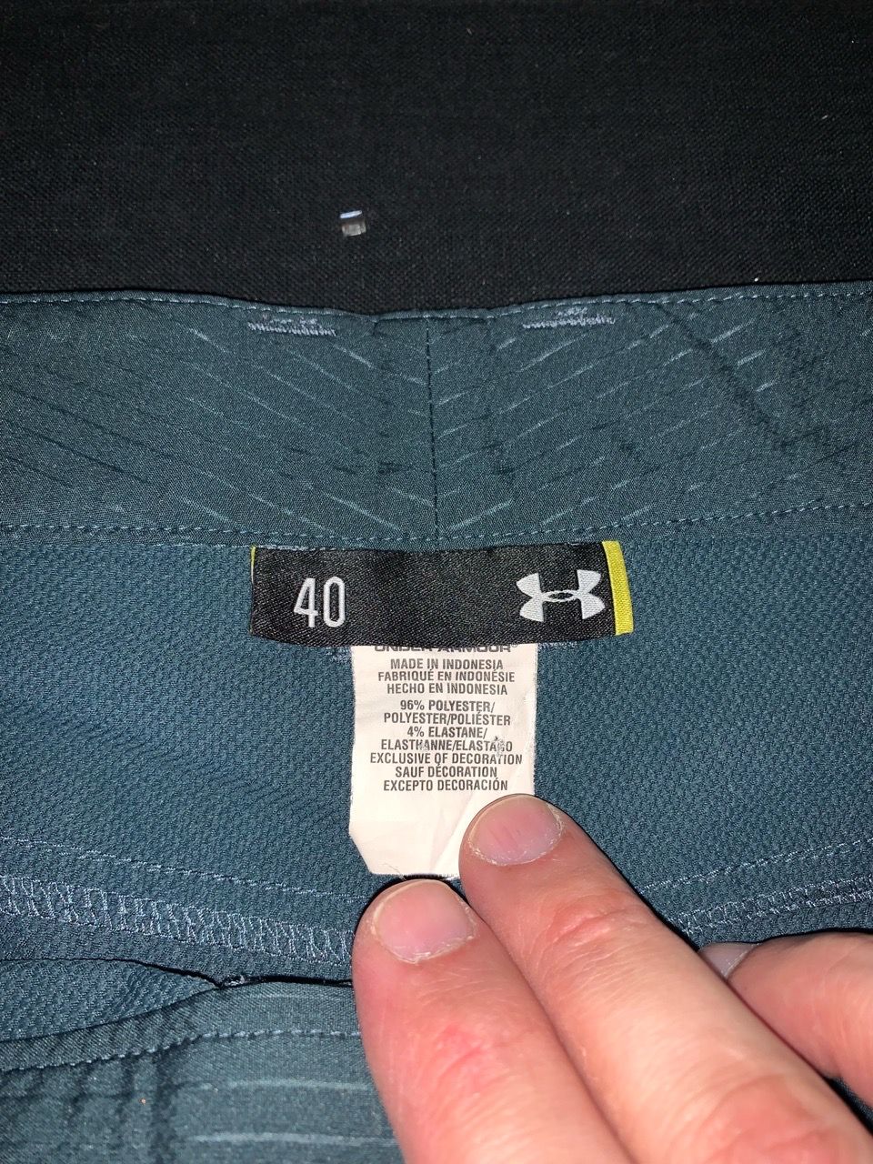 Blue Casual Shorts with Button Closure - photo 3