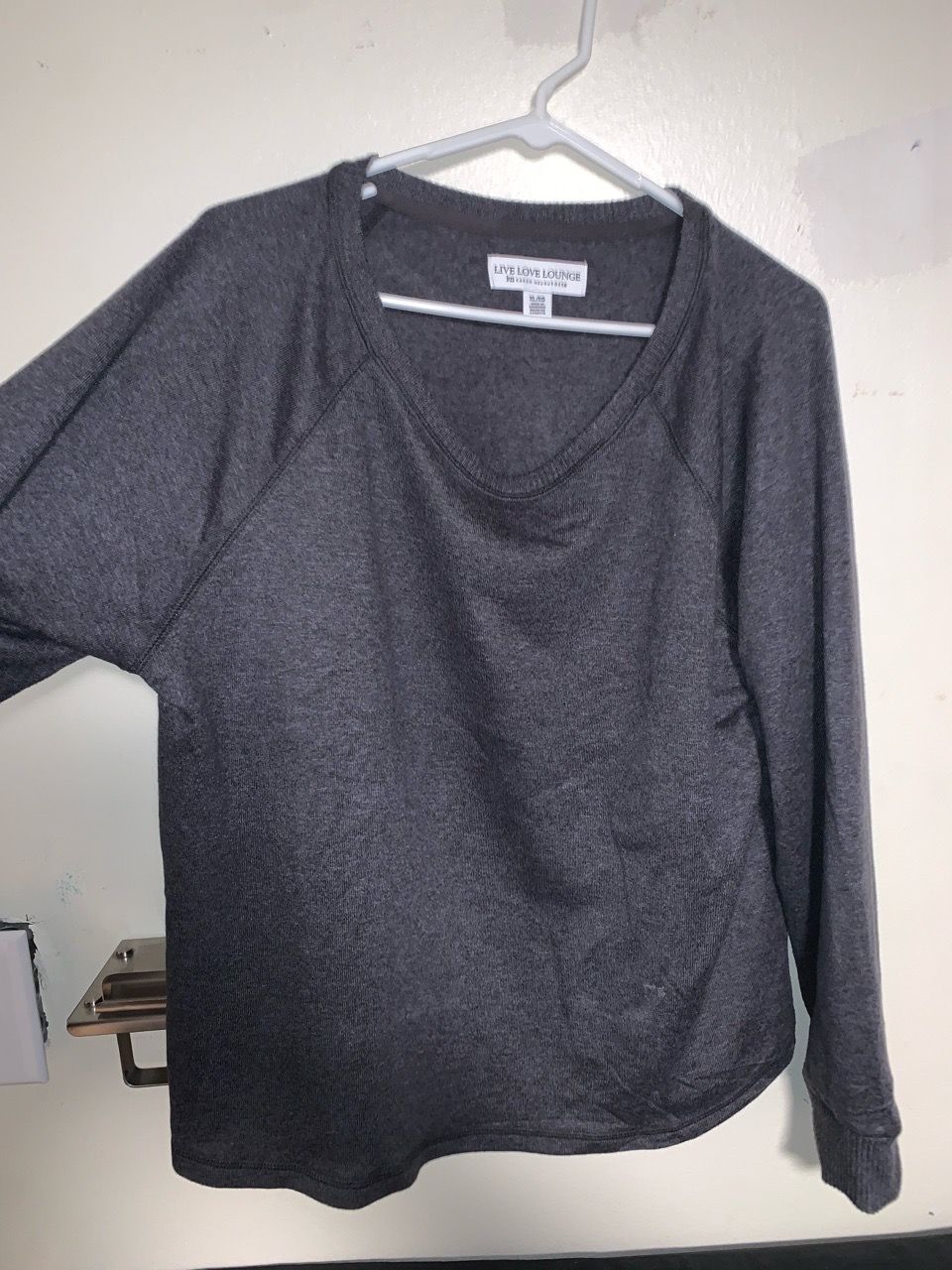 Live Love Lounge Gray Sweatshirt - photo 3