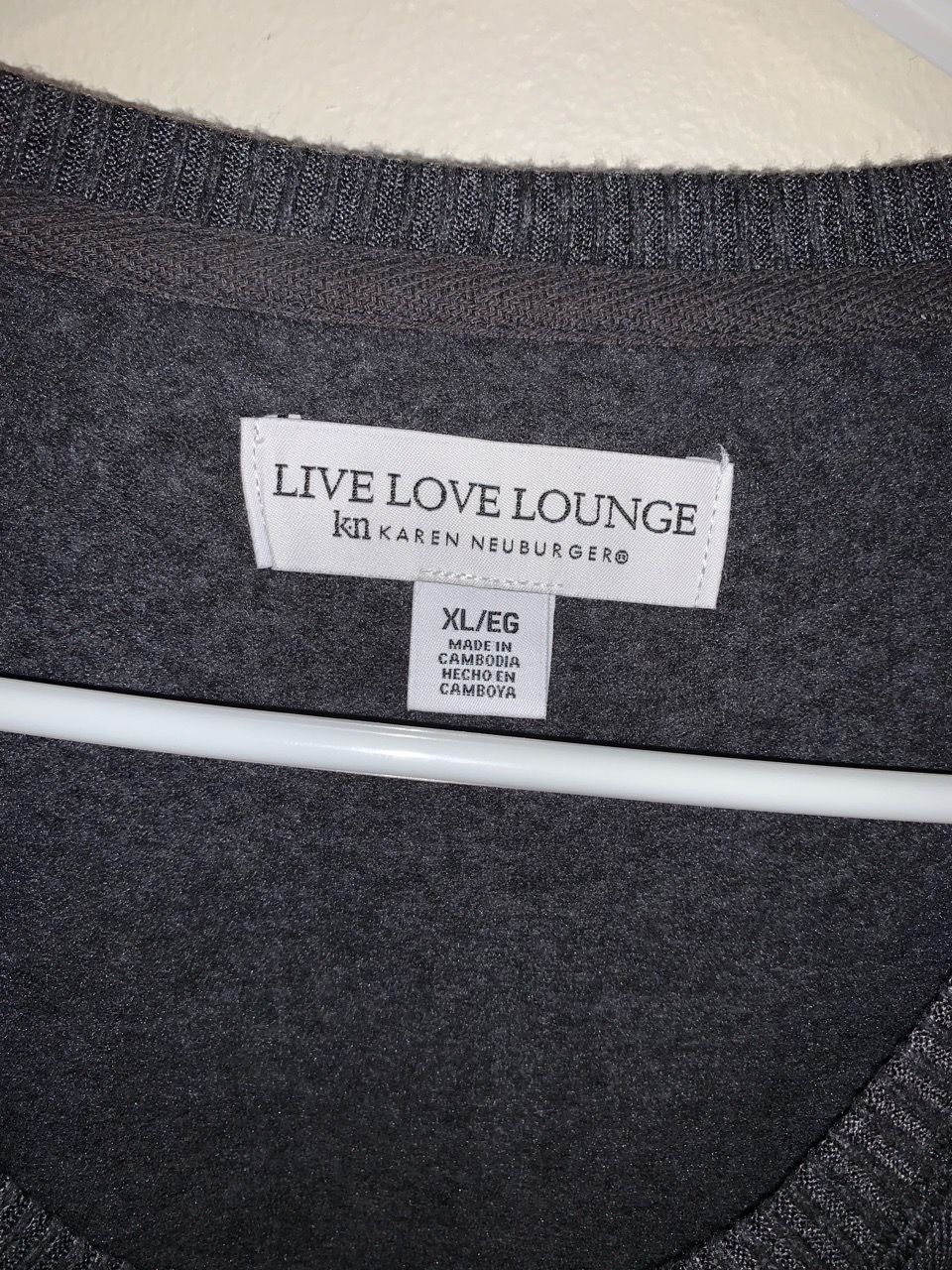 Live Love Lounge Gray Sweatshirt - photo 4