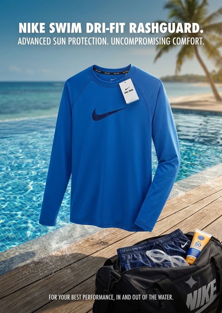 Nike Swim Long Sleeve Rash Guard