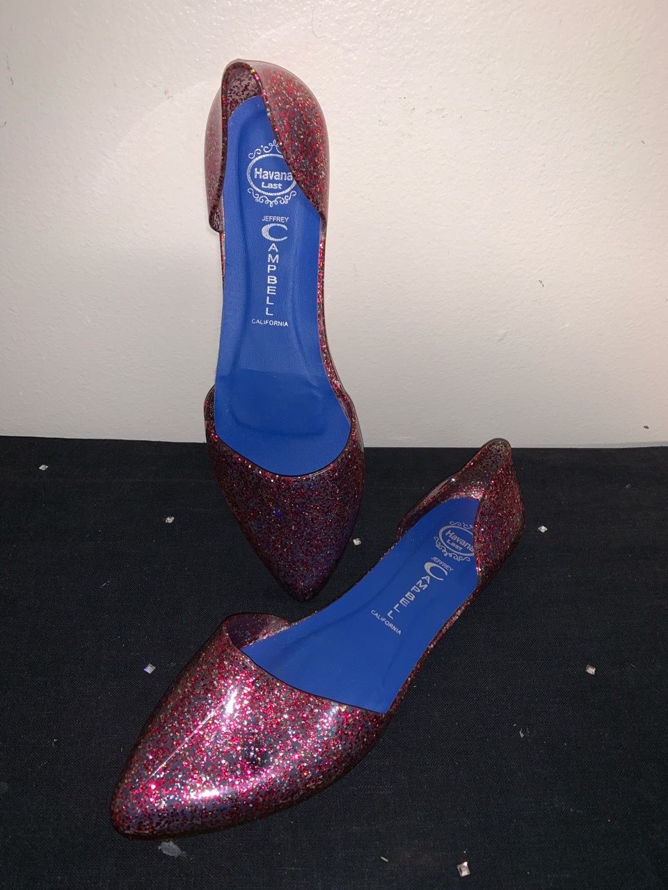 Jeffrey Campbell Havana Glitter Jelly Flats D'Orsay - photo 3