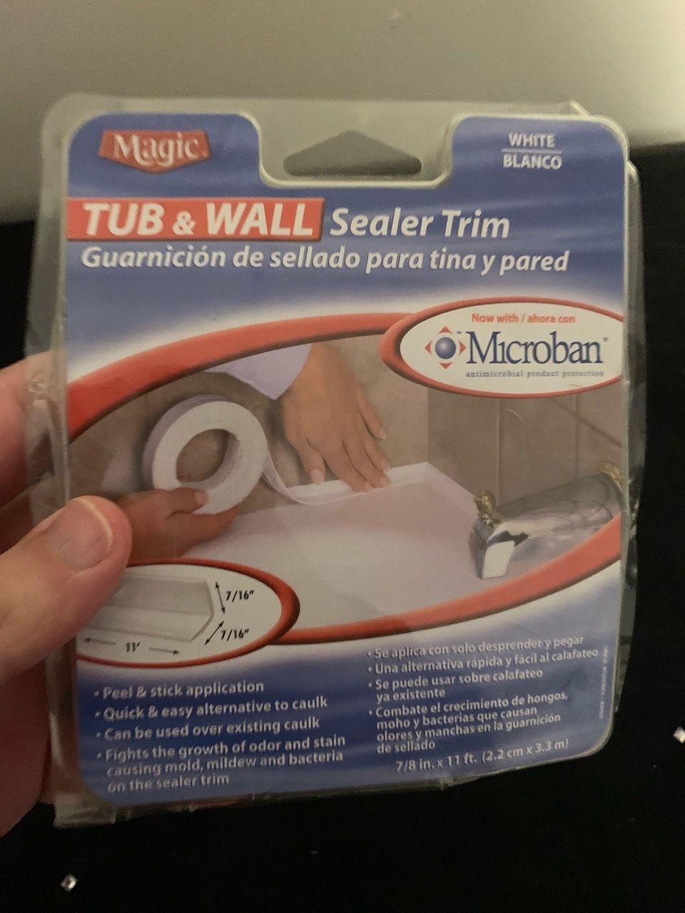 Magic Tub & Wall Sealer Trim White
