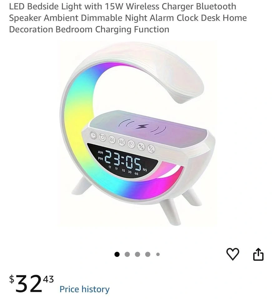 SonicVibes TrioTune 3-in-1 Speaker/Charger/Lamp - photo 2