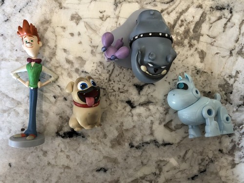 Puppy Dog Pals mini figures Lot Of 4