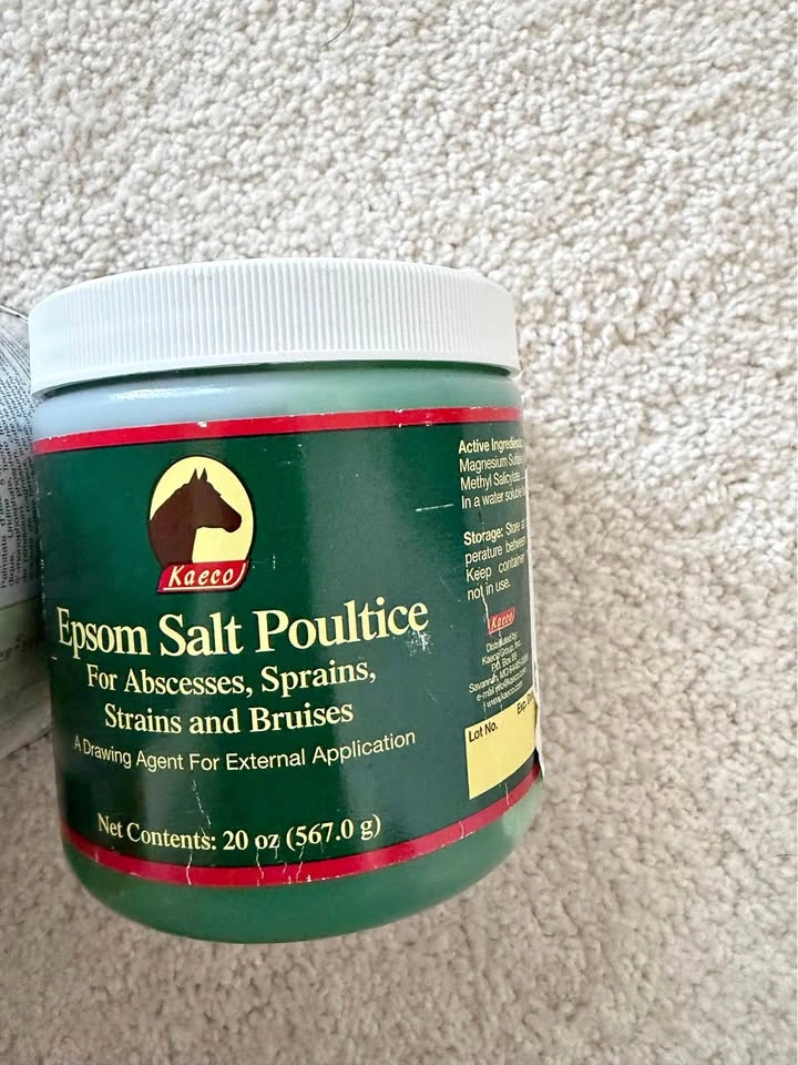 NEW Kaeco Epsom Salt Poultice for Horses (20 oz) – Sealed Veteri