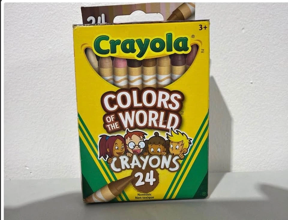 NEW Crayola Colors of the World Skin Tone Crayons (24 Count)