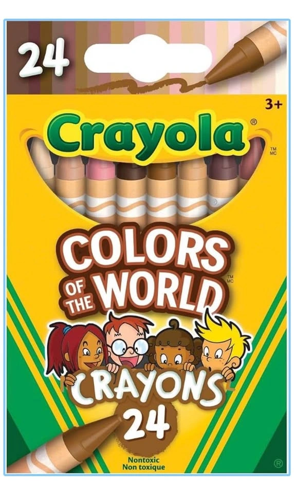 NEW Crayola Colors of the World Skin Tone Crayons (24 Count) - photo 2