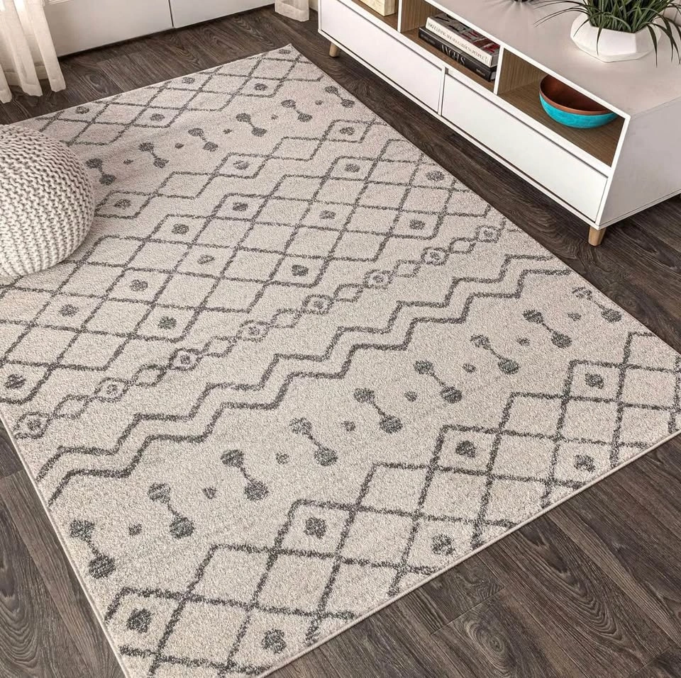 Jonathan Y Moroccan Accent Rug 3x5 ft - Cream/Gray - photo 3