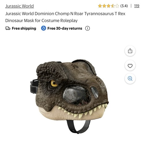 Jurassic World Mask - photo 4