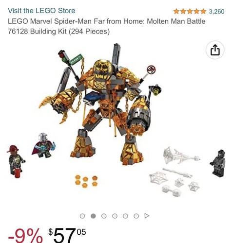 LEGO Molten Man Battle Super Heroes (76128) - photo 4