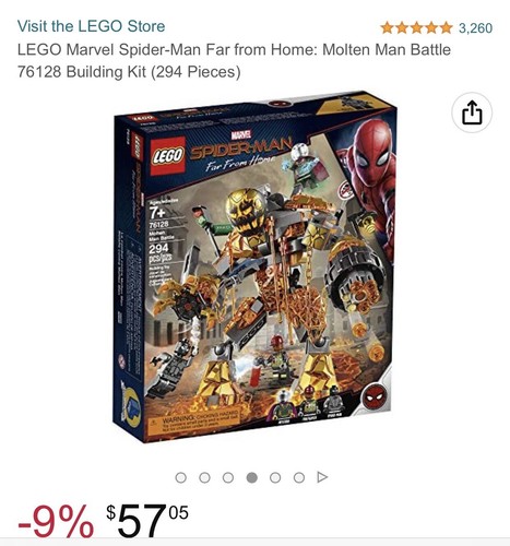 LEGO Molten Man Battle Super Heroes (76128) - photo 5