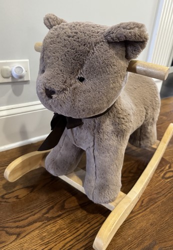 Pottery Barn Plush Horse Rocker Rocking Horse - photo 4