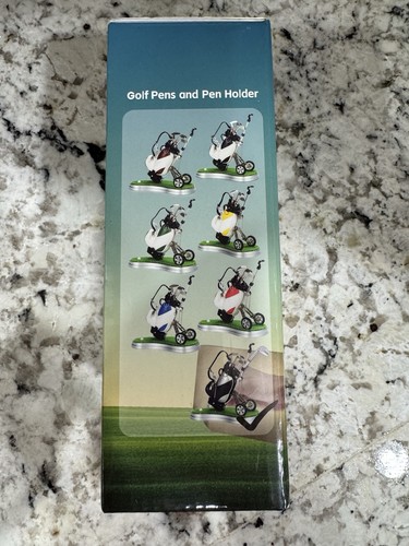 ⛳ 10LOL Golf Pens and Pen Holder Set – Novelty Desk Gift - photo 2