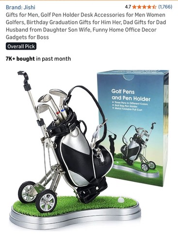 ⛳ 10LOL Golf Pens and Pen Holder Set – Novelty Desk Gift - photo 5