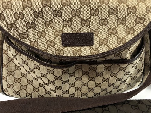 Gucci Diaper Bag Monogram Baby Shoulder Crossbody Canvas - photo 3
