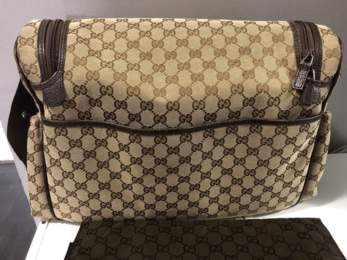 Gucci Diaper Bag Monogram Baby Shoulder Crossbody Canvas - photo 4