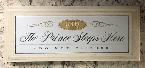 Baby room decor Prince Sleeps Here