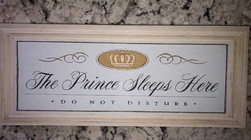Baby room decor Prince Sleeps Here - photo 2