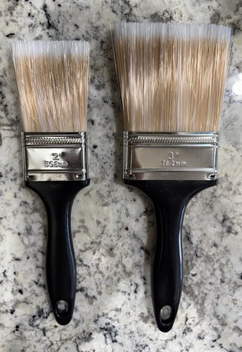 Paintbrushes 3” And 2”