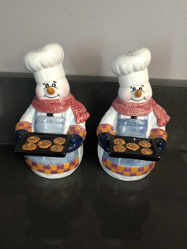 Holiday Snowman, Salt and Pepper shaker