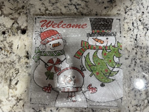 Signature Home Snowman Family Welcome Insert - photo 3
