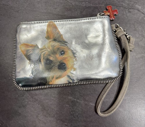 FuzzyNation Yorkie Puppy Dog 6x4" Wristlet Purse - photo 2