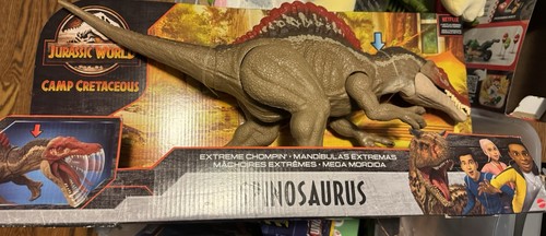 Mattel Extreme Chompin 15.7 inch Spinosaurus Action Figure - HCG