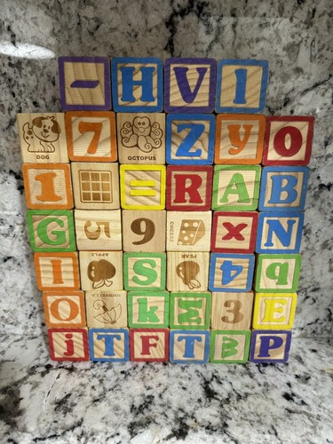 ABC Wooden Block Set