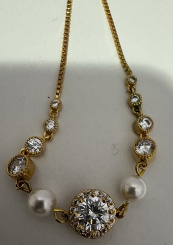Costume Jewelry Necklace And Bracelet Gold - photo 5