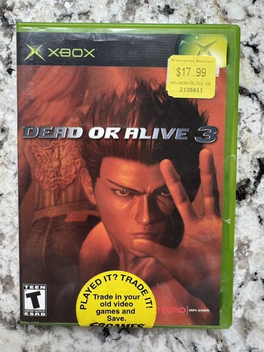 Xbox Game Dead Or Alive 3