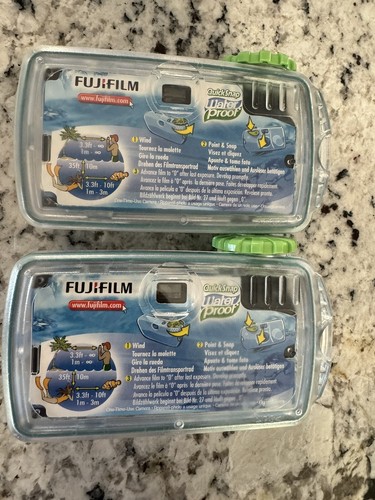 Fujifilm QuickSnap Waterproof 35mm Single Use Film Camera Lot 2 - photo 2