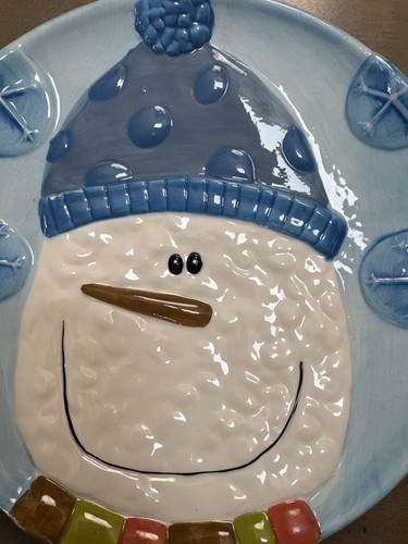 Snowman Holiday Plates 9” - photo 3