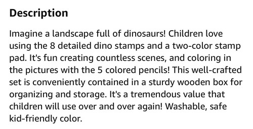 Melissa and Doug Dinosaur Stamp Set - photo 3
