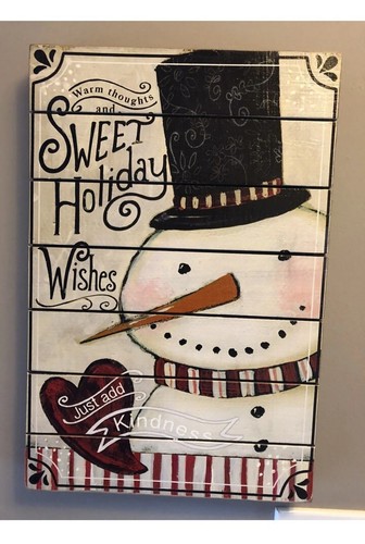 Christmas Decor Snowman Sign - photo 2