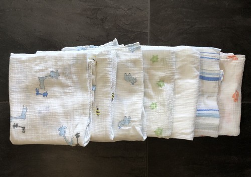 aden anais Muslin Swaddle Blankets Lot 7