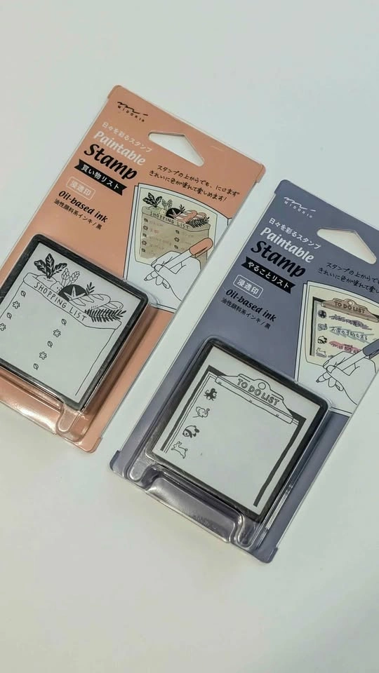 NEW 2 Midori Paintable Stamps Set