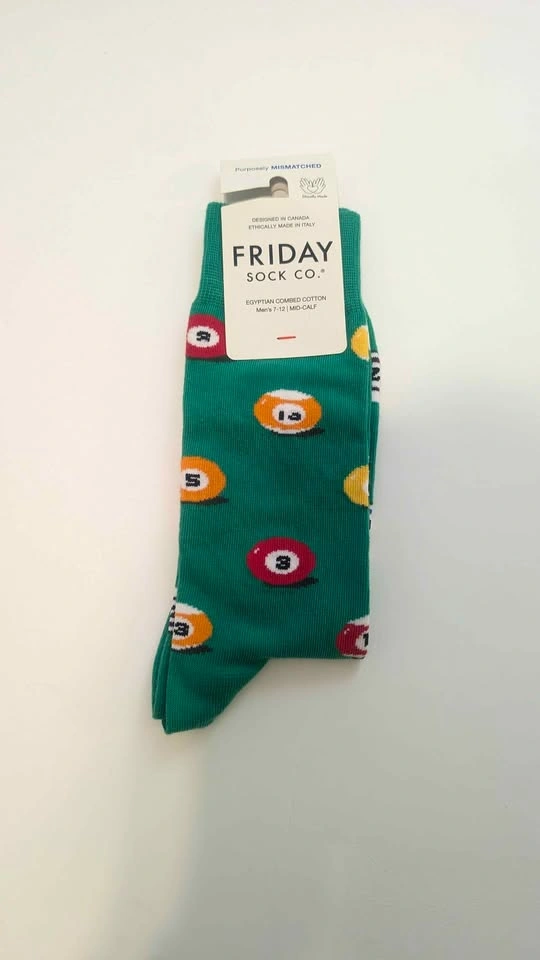 NEW Friday Sock Co. Mismatched Billiard Socks - photo 2