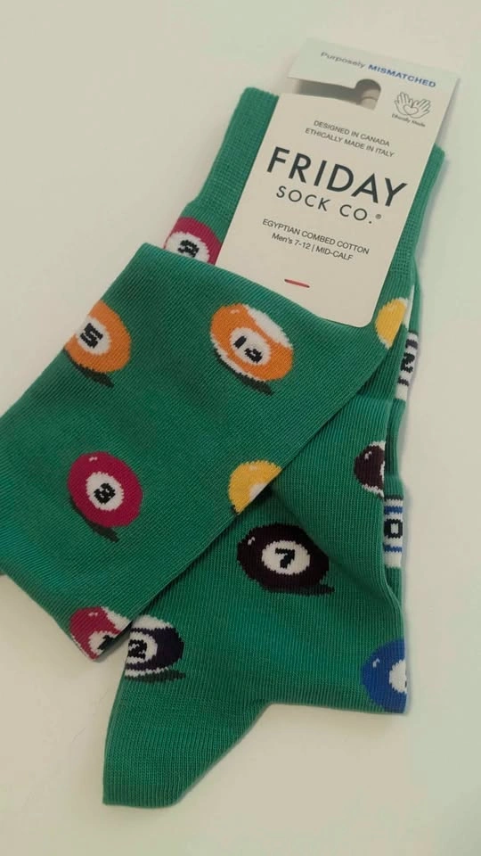 NEW Friday Sock Co. Mismatched Billiard Socks - photo 3