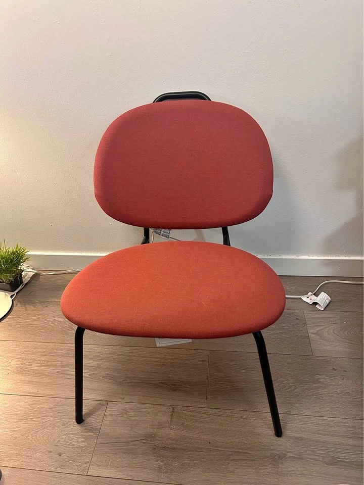 Ikea red lounge chair