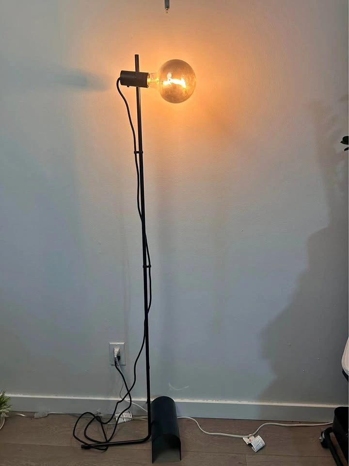 Ikea stand light with light ball