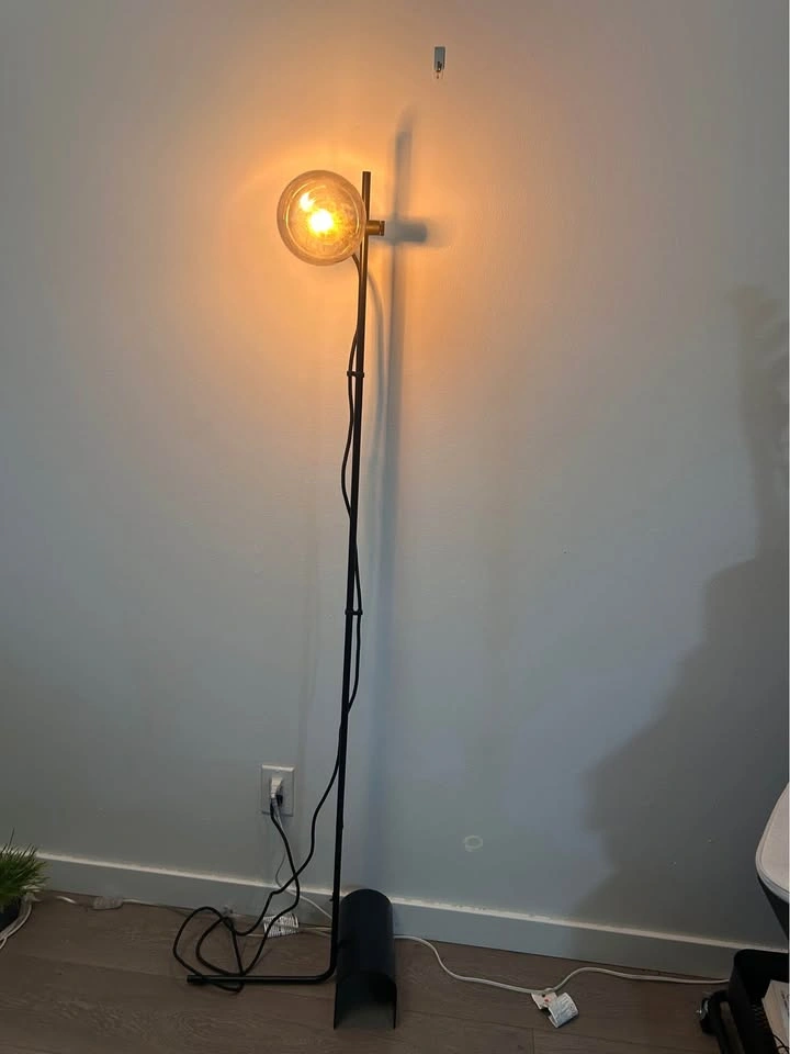 Ikea stand light with light ball - photo 2