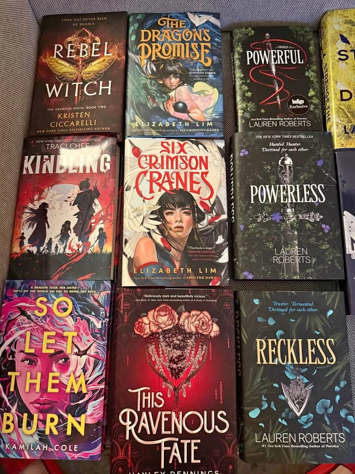 $10 ~ Fantasy, Romantic Fantasy, Romantasy hardcover books